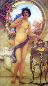 リアリズムの美しさのヌードの少女アーネスト・ノーマンド・ビクトリアン Oil Paintings